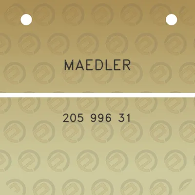 maedler-205-996-31