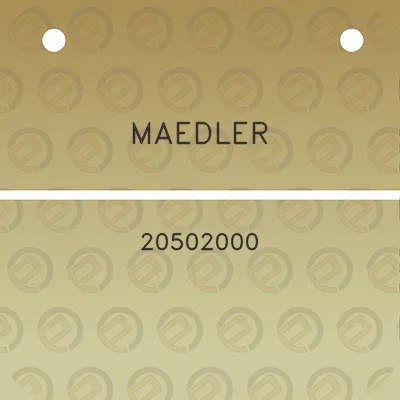 maedler-20502000