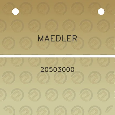 maedler-20503000