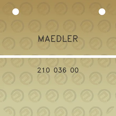 maedler-210-036-00