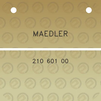 maedler-210-601-00