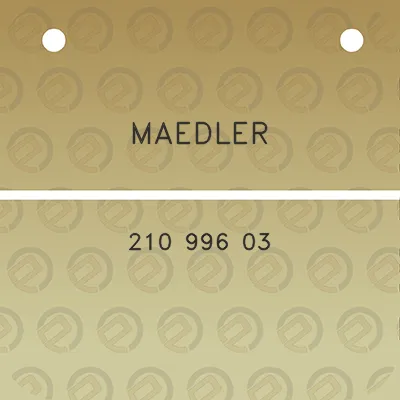 maedler-210-996-03