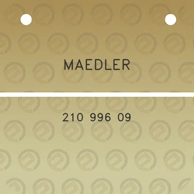 maedler-210-996-09