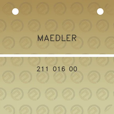 maedler-211-016-00