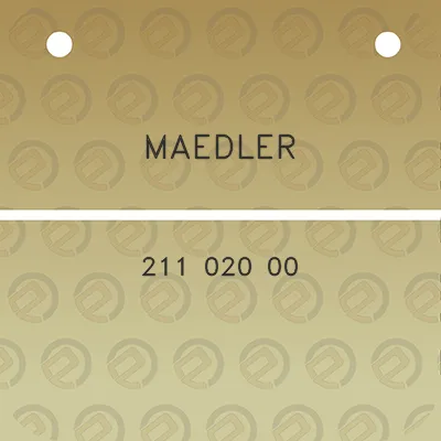 maedler-211-020-00