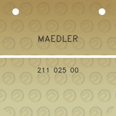 maedler-211-025-00