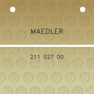 maedler-211-027-00