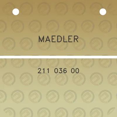 maedler-211-036-00