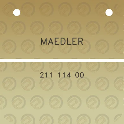 maedler-211-114-00