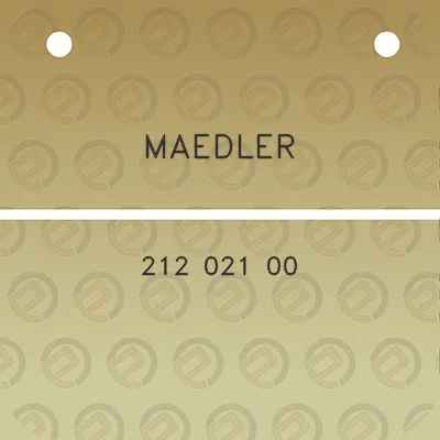 maedler-212-021-00