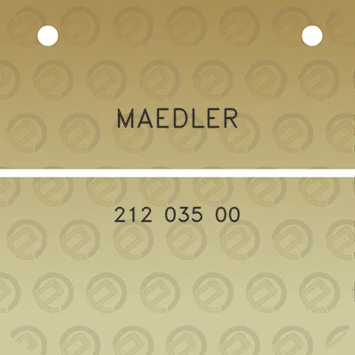 maedler-212-035-00