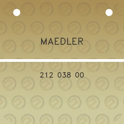 maedler-212-038-00