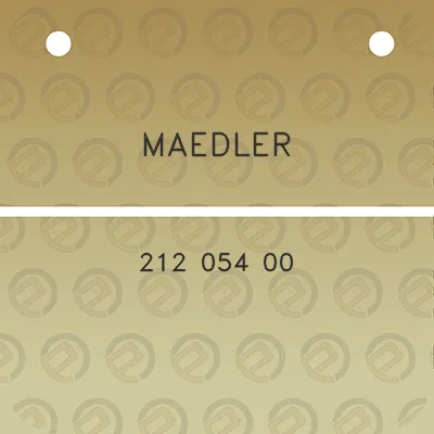 maedler-212-054-00