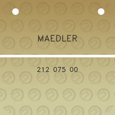 maedler-212-075-00