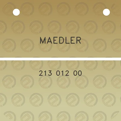 maedler-213-012-00