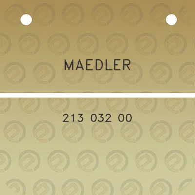 maedler-213-032-00