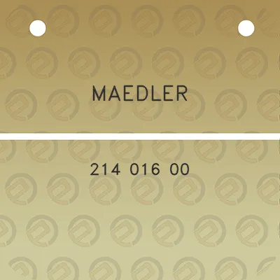 maedler-214-016-00