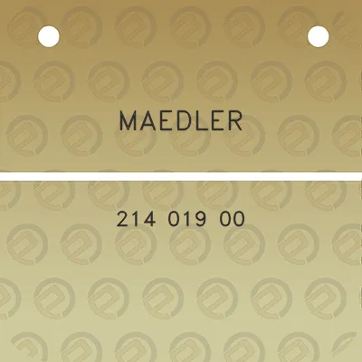 maedler-214-019-00