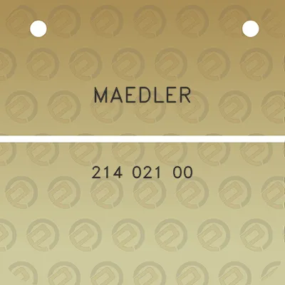 maedler-214-021-00