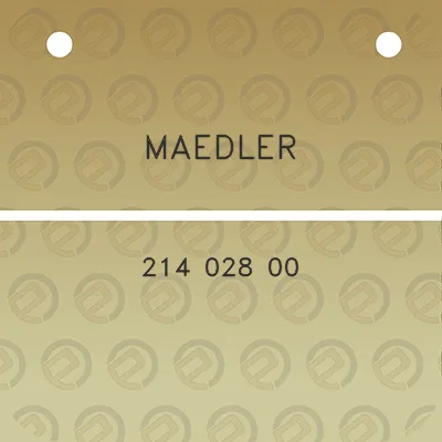 maedler-214-028-00