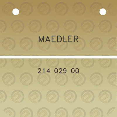 maedler-214-029-00