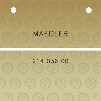 maedler-214-036-00