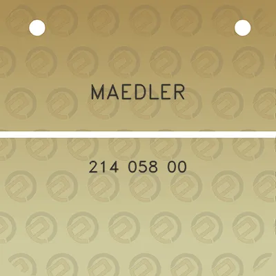 maedler-214-058-00