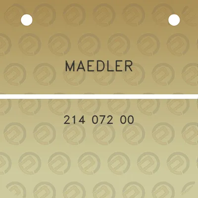 maedler-214-072-00