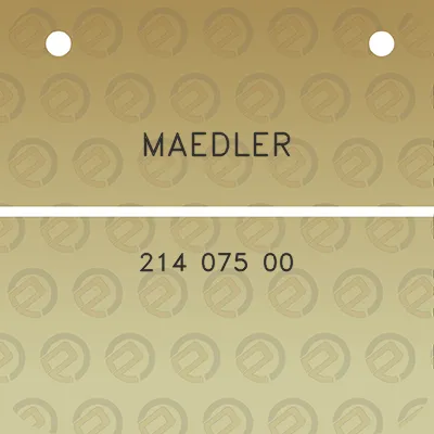 maedler-214-075-00