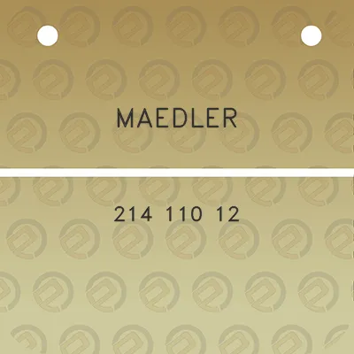 maedler-214-110-12