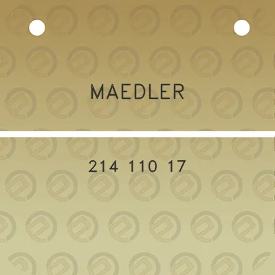 maedler-214-110-17