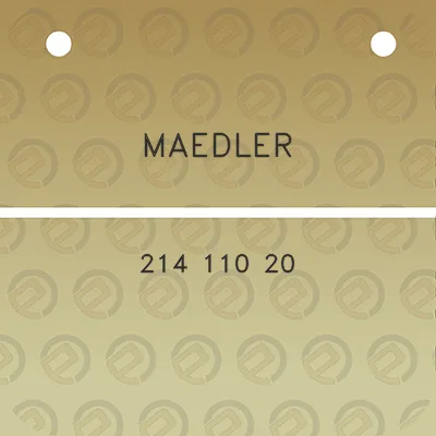 maedler-214-110-20