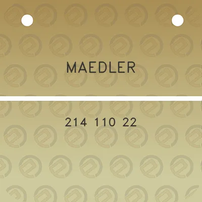 maedler-214-110-22