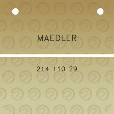 maedler-214-110-29