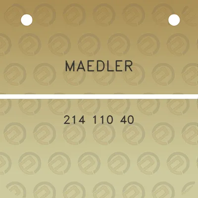 maedler-214-110-40