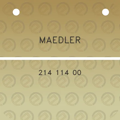 maedler-214-114-00