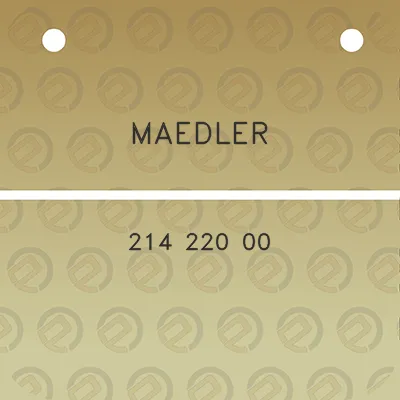 maedler-214-220-00