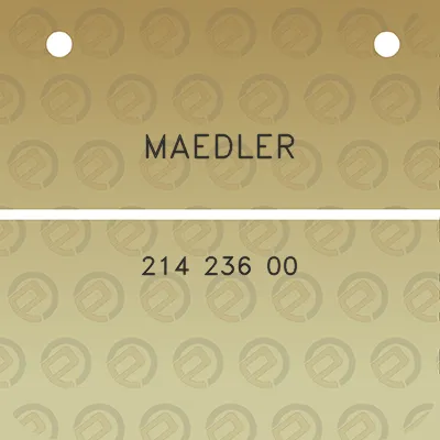 maedler-214-236-00