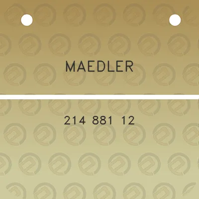 maedler-214-881-12