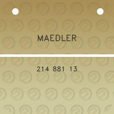 maedler-214-881-13