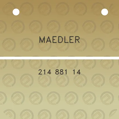 maedler-214-881-14