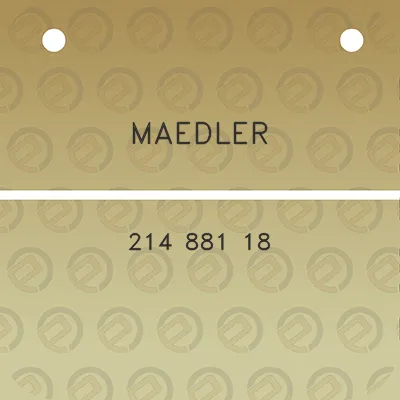 maedler-214-881-18