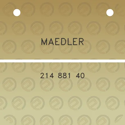 maedler-214-881-40