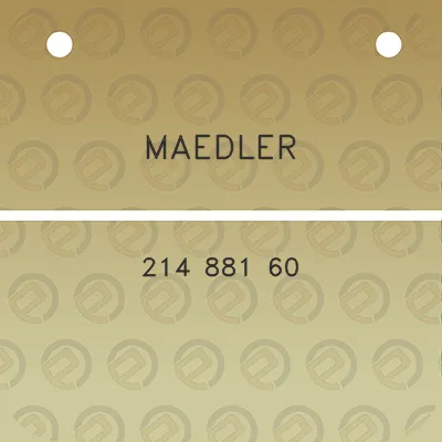 maedler-214-881-60