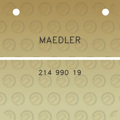 maedler-214-990-19