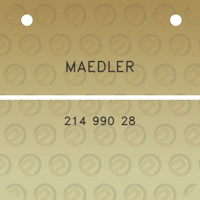 maedler-214-990-28