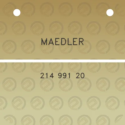 maedler-214-991-20