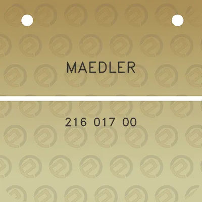 maedler-216-017-00