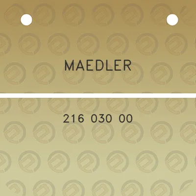 maedler-216-030-00
