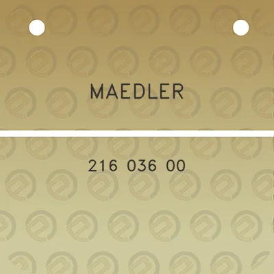 maedler-216-036-00